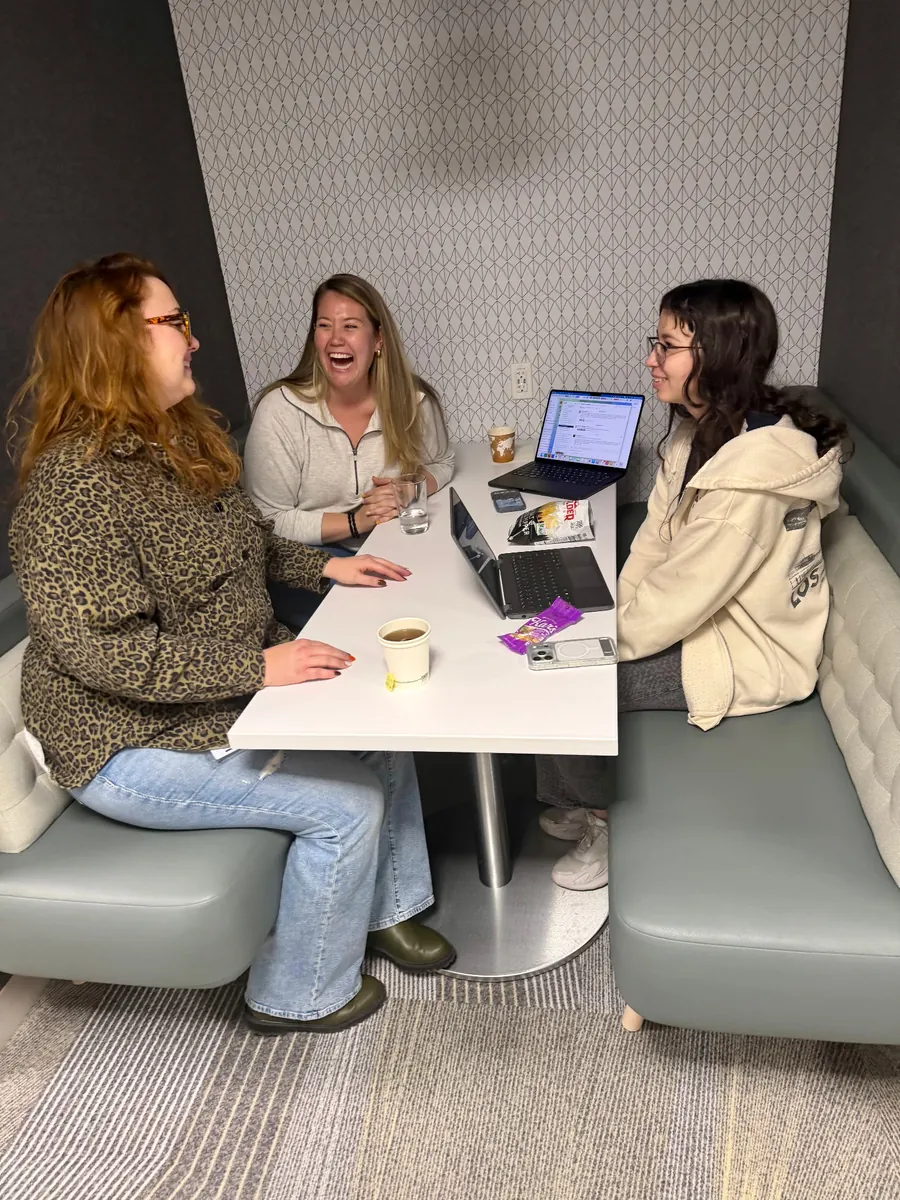 A Guild mentor helping her HighView mentee build a career connection